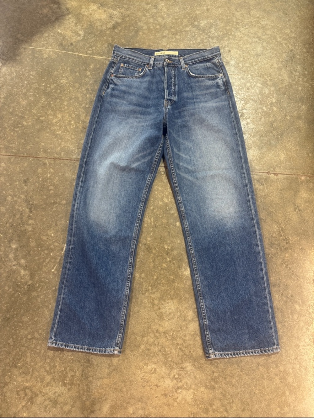 GRLFRND Bella Low Rise Boyfriend Jeans Made USA Denim Sz 27